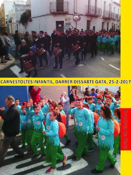 HUI, DARRER DISSABTE, DESFILADES DE CARNESTOLTES 2017
