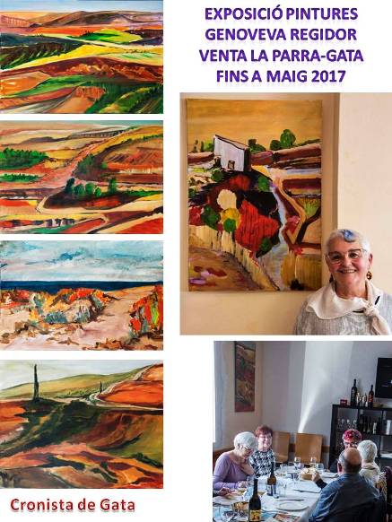 VENTA LA PARRA DE GATA INAUGURA EL NOU ESPAI DART AMB LES PINTURES DE LARTISTA GENOVEVA REGIDOR