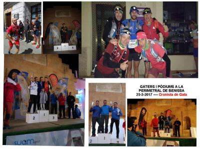 PÒDIUMS I BONS RESULTATS PER ALS GATER A LA PERIMETRAL DE BENISSA (23, 42 i 72 kms.)