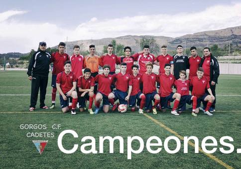 EL GORGOS CADET ES PROCLAMA CAMPIÓ DE LLIGA (a falta de 4 jornades)