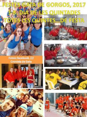 GATA, FESTES 2017: LES QUINTADES VAN FER AHIR EL SEU DIA