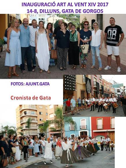 INAUGURACIÓ DE LA XIV MOSTRA DE ART AL VENT A GATA