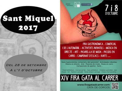 DEMÀ DIA 22 COMENÇA LA TARDOR. A GATA DESTAQUEN LES FESTES DE SANT MIQUEL I LA FIRA DE COMERÇ GATA AL CARRER