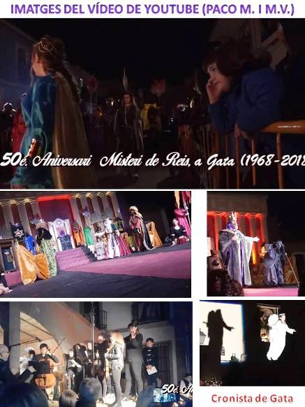 RESSÓ DEL MISTERI DE REIS DE GATA, 50 ANIVERSARI, UN VÍDEO A YOUTUBEi altres al facebook ( i II )