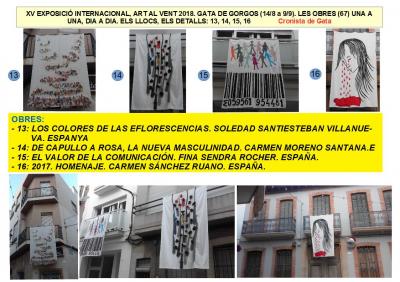 MIRADES URBANES: XV AV GATA 2018: OBRES (13, 14, 15, 16)