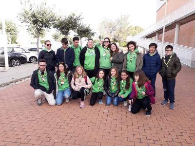 UN GRUP DE JÚNIORS DE GATA, DE CONVIVÈNCIA A LA GRANJA-ESCOLA BALADRE