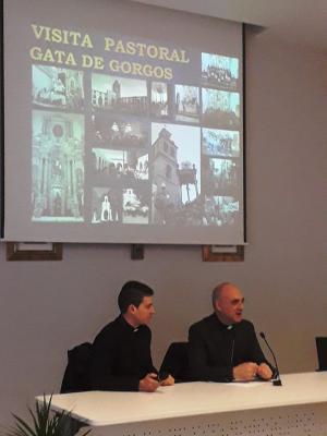 VISITA PASTORAL A GATA, 9-2-2019: INTENSA JORNADA DEL BISBE AUXILIAR NARTURO ROS
