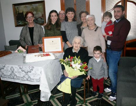 GATA TÉ HUI UNA NOVA CENTENÀRIA, TERESA PUIG COSTA (El poble té ara tres dones que superen el segle de vida)