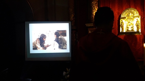 SETMANA SANTA GATA 2019: TEMPS INESTABLE I VIA CRUCIS A L'ESGLÉSIA