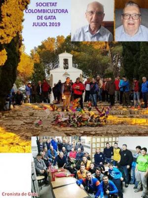 LA SOCIETAT DE COLOMBICULTURA DE GATA HOMENATJARÀ A DOS SOCIS VETERANS. La societat de 96 anys