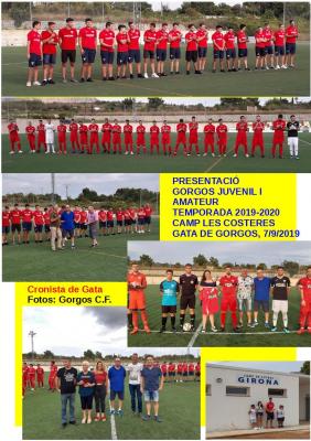 El GORGOS CLUB DE FUTBOL PRESENTA AL EQUIPS JUVENIL I AMATEUR 2019-2020. Record per a Antonio Mulet Signes