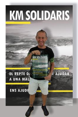 EL CORREDOR AFICIONAT I ATLETA GATER FERNANDO ARABÍ (Curro), DAVANT EL REPTE DELS 1.000 KMS. PER AJUDAR A UNA MALALTIA RARA