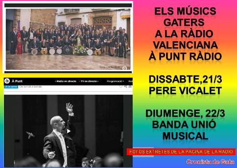 ELS MÚSICS GATERS, PROTAGONISTES A ÀPUNT RÀDIO (Pere Vicalet i la Unió Musical)