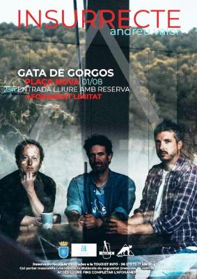 SEGUIXEN LES ACTIVITATS CULTURALS I FESTERES A GATA: HUI DIA 30, CINEMA AL CAMP DE FUTBOL VELL. DISSABTE 1, ANDREU VALOR A LA PLAÇA NOVA