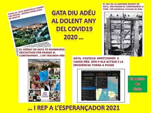 2020, UN ANY DOLENT MARCAT PEL COVID (GATA ACABA AMB 80 ACUMULATS, 17 ACTIUS, CAP MORT* (Oficialment) I AMB UNA INCIDÈNCIA DE 281,04)