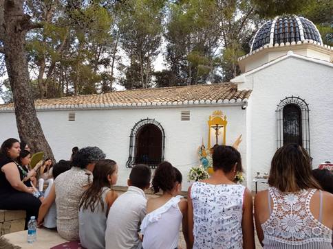 DE DIJOUS 22 A DIVENDRES 30 A L'ERMITA, NOVENA AL PATRÓ DE GATA, EL CRIST DEL CALVARI. Predicaran els fills del poble. Suspeses les processons de baixada i pujada pel COVID19