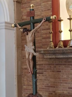 HUI DIA 22, DIJOUS, COMENÇA LA NOVENA AL PATRÓ DE GATA, EL CRIST DEL CALVARI: Serà retransmesa pel faceboob de la Parròquia