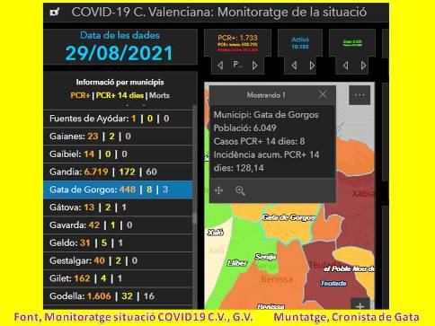 COVID19 GATA: NO MILLOREM. TRES CASOS MÉS, TRES ALTES. SEGUIM AMB 8 ACTIUS