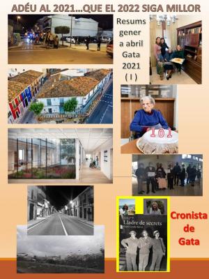 ADÉU A L'ANY COVID 2021QUE SIGA MÉS BO EL 2022: el més destacat de Gata l'any passat (1)