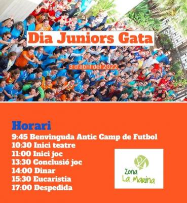 DEMÀ SE CELEBRA A GATA EL DIA JUNIOR COMARCAL. Estaran presents els centres de L'Assumpció (Dénia), Ambra (Pego), Santa Anna (Ondara), Verge del Loreto (Xàbia), Benissa i Gata