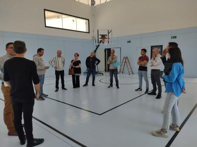 L'AJUNTAMENT RECEPCIONA EL NOU GIMNÀS ESCOLAR DE GATA