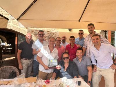 EL SARGENT PRIMER DE LA GUÀRDIA CIVIL EMILIO JOSÉ ASPERILLA PASSA A LA RESERVA. Ha estat 24 anys de Comandant de Puesto a Gata. Els seus companys li han fet hui un homenatge