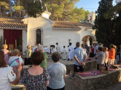 PRE-FESTES GATA 2023: HUI DIMECRES 19 COMENÇA LA NOVENA AL PATRÓ EL SANTÍSSIM CRIST DEL CALVARI A L'ERMITA. Acabarà el 27 amb la baixada