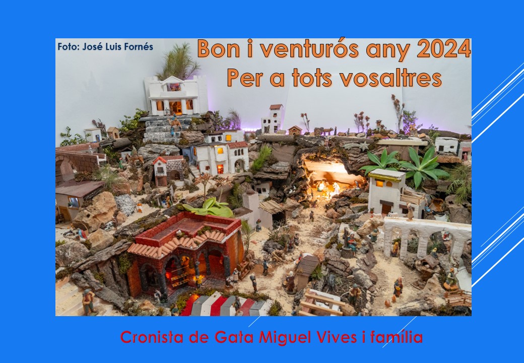 A POQUES HORES DEL 2024: BON ANY VENTURÓS I PROFITÓS A TOTS