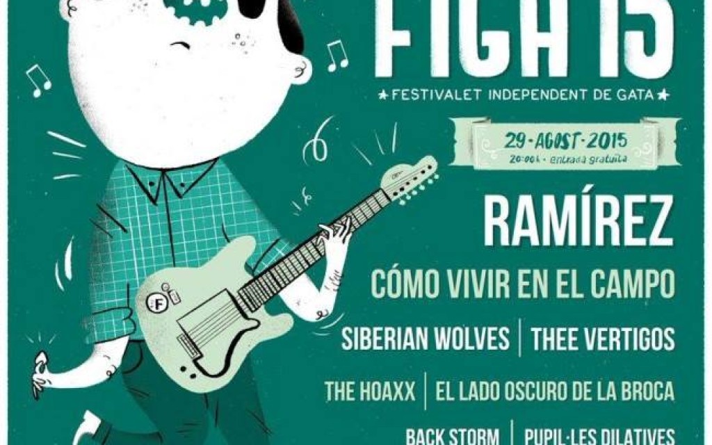 HUI A GATA, XVII EDICIÓ DEL FESTIVALET INDEPENDENT (FIGA). Va començar l'any 2007, el COVID va forçar el paró del 2020 i 2021. Organitza GataFanClub i l'Ajuntament. Parc Enric Valor.