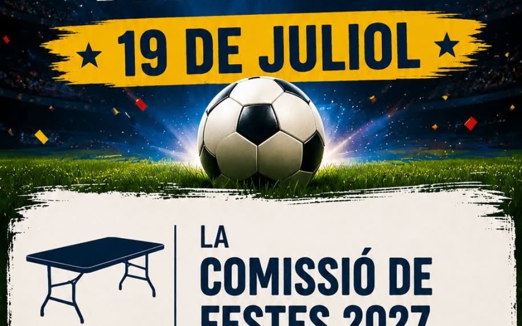 A GATA TAMBÉ ES VIURÀ AMB PANTALLA GEGANT LA FINAL DE LA COPA DEL MÓN DE FUTBOL ENTRE ESPANYA I ARGENTINA. La Comissió 2027 ho farà possible