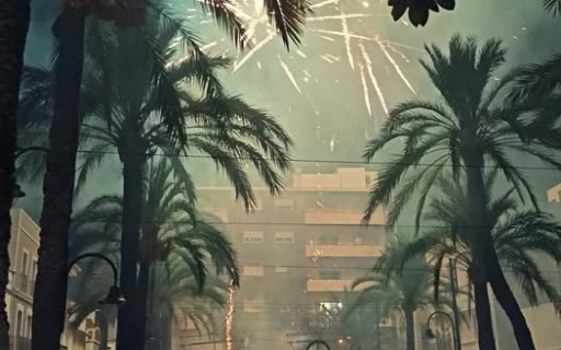 SEGON DIA DE LES FESTES DE SANT MIQUEL. ANIT, ESPECTACULAR CORREFOC. HUI DESPERTÀ, VAQUES, BOU DE LA LLATA I CORDÀ (Foto: Comissió 2025)