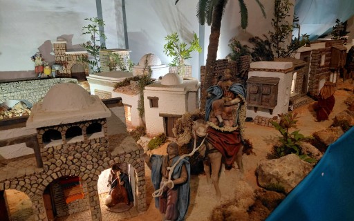 EL BETLEM PARROQUIAL DE GATA SOBREIX ENGUANY AMB LES CONSTRUCCIONS DE GONZALO MONFORT