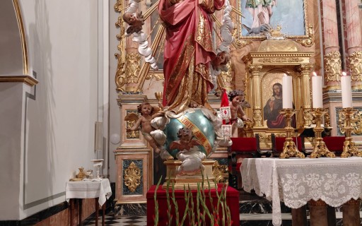 HUI ÉS LA FESTA DEL SAGRAT COR DE JESÚS. La seua confraria és la més antiga de la parròquia. Va ser fundada en 1887