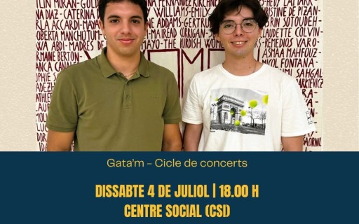 ART AL VENT, ACTIVITAT COMPLEMENTÀRIA: HUI CONCERT DIFERENT. CSI, 18 hores