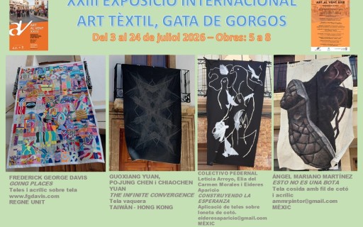MIRADES URBANES, ART AL VENT, GATA, OBRES 5 A 8: dia 2n, EXPOSICIÓ