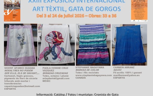 MIRADES URBANES: SEGUIM MIRANT ART AL VENT, GATA: Obres 33 a 36