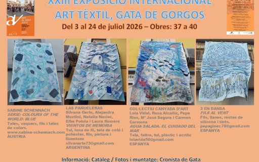 MIRADES URBANES, ART AL VENT DE GATA: Obres 37 a 40, nova setmana, dilluns 13 de juliol