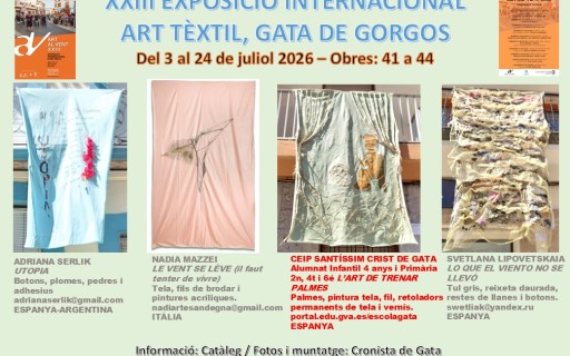 MIRADES URBANES: ART AL VENT, GATA. Estem a la Plaça Nova. Obres 41 a 44.