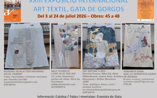 MIRADES URBANES. SEGUIM A LA PLAÇA NOVA, ART AL VENT 2026. Obres 45 a 48
