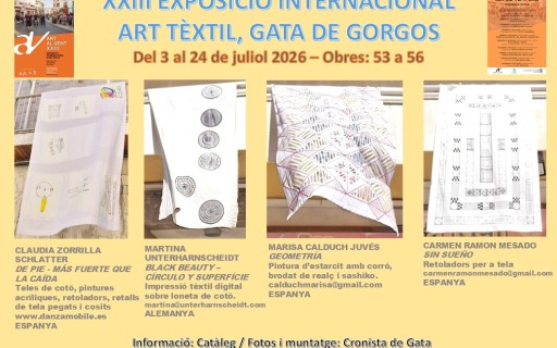 MIRADES URBANES. ART AL VENT, FINAL DE VISITA PER LA PLAÇA NOVA. Obres 53 a 56