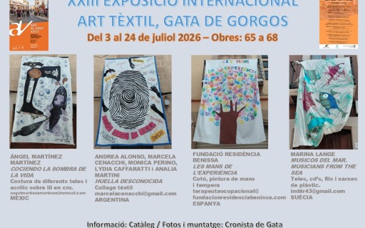 MIRADES URBANES, ART AL VENT 2026, SEGUIM AL CARRER CONSTITUCIÓ. Obres 65 a 68