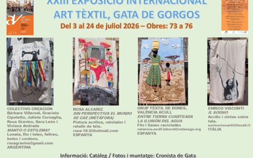 MIRADES URBANES: ACABANT EN TRES DIES ART AL VENT 2026. Carrer Doctor Gómez Ferrer, obres 73 a 76