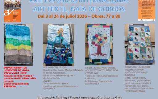 MIRADES URBANES. ART AL VENT 2026 ACABANT. Carrer Doctor Gómez Ferrer. Obres 77 a 80