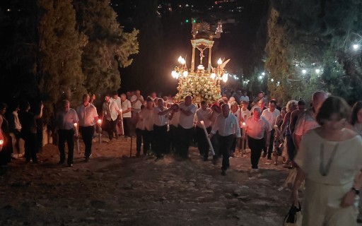 RESSONA L'ÚLTIM DIA DE FESTES. GATA 2026. Ahir tornava al seu santuari el patró, el Santíssim Crist