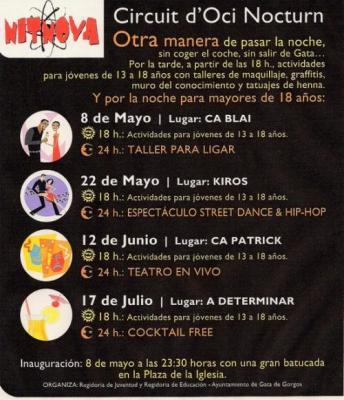 HUI, DISSABTE 22 DE MAIG, FAN