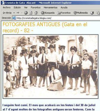 HUI FA EL BLOG TRES MESOS: Començà el 10 d´abril, dissabte