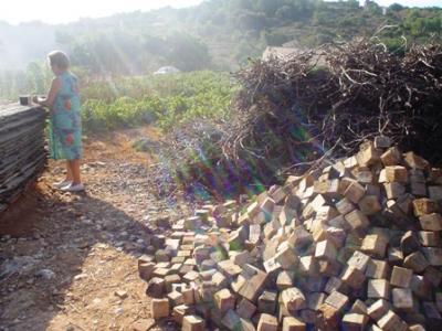 ESTAMPES DE L´ESCALDÀ: pilons i llenya