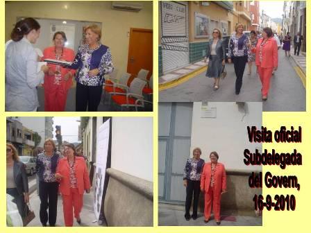 VISITA OFICIAL DE LA SUBDELEGADA DEL GOVERN ( I )