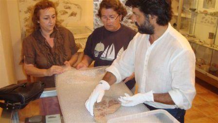 RESTAURACIÓ DE LA PLAQUETA DE LA COVA DEL PARPALLÓ