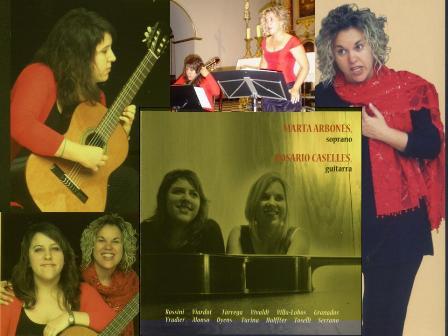LA GATERA ROSARIO CASELLES (guitarrista) I LA CATALANA MARTA ARBONÉS (soprano) editen un CD